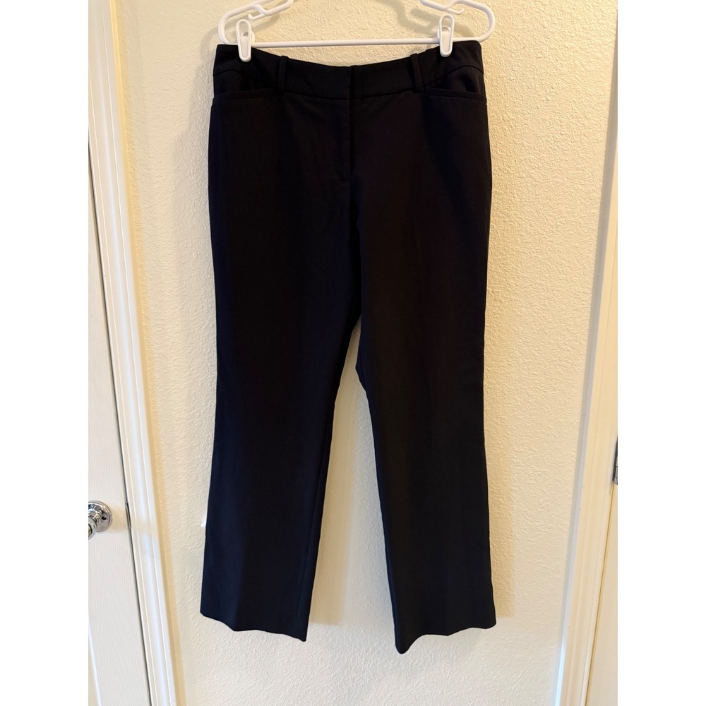 Alexa Rae Black Bootcut Dress Pants Womens Size 12 Stretch Career Office